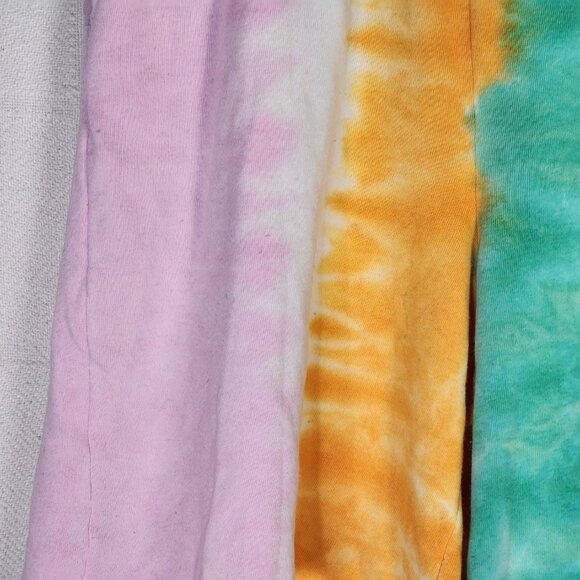 Wild Fable Multi Color Tie Dye Cotton Poly Material Elastic Tie Waist Shorts M - Picture 5 of 16